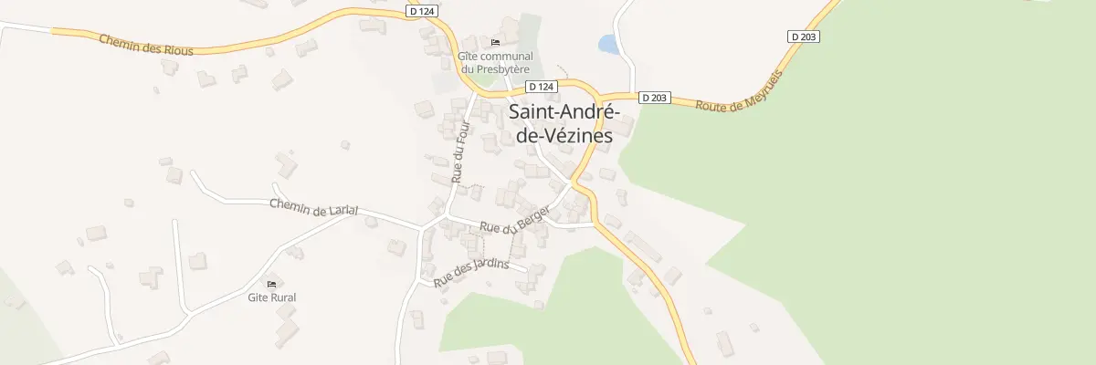Plan du 5008A Saint Andre à Saint-André-de-Vézines