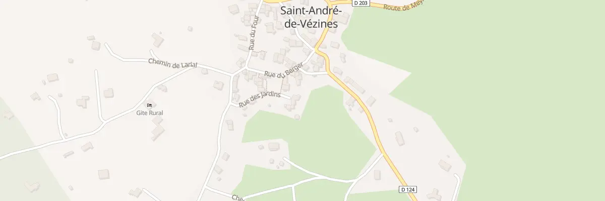 Plan du 5148 Saint Andre à Saint-André-de-Vézines