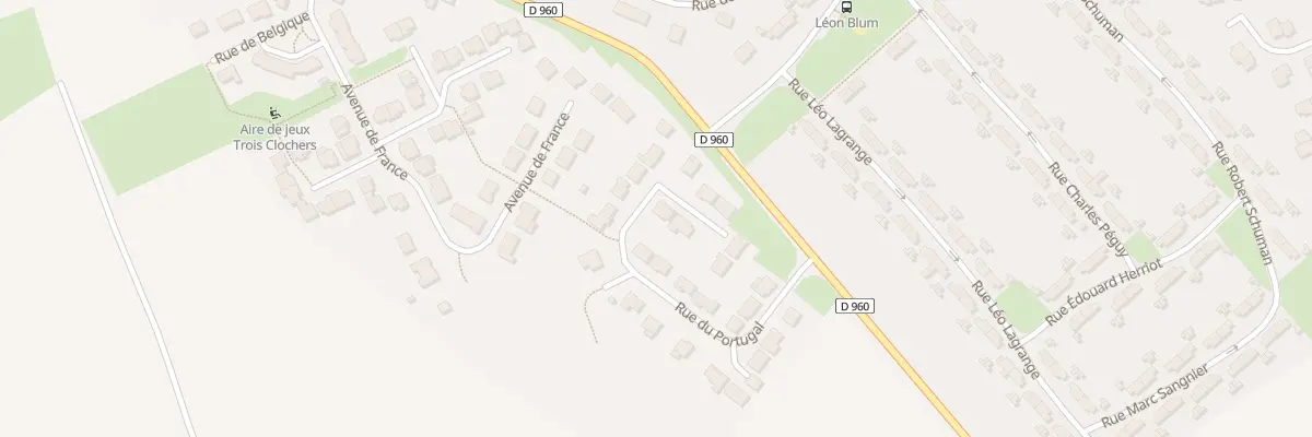 Plan du 2 Rue d’Espagne à Cambrai