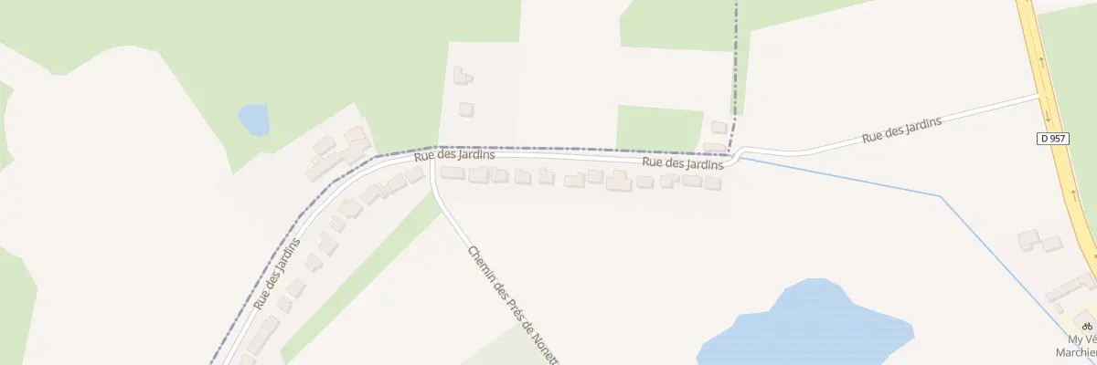 Plan du 379 Rue des Jardins à Marchiennes