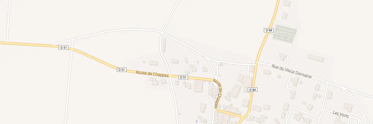 Plan du 16 Rte de Chappes à Chavaroux