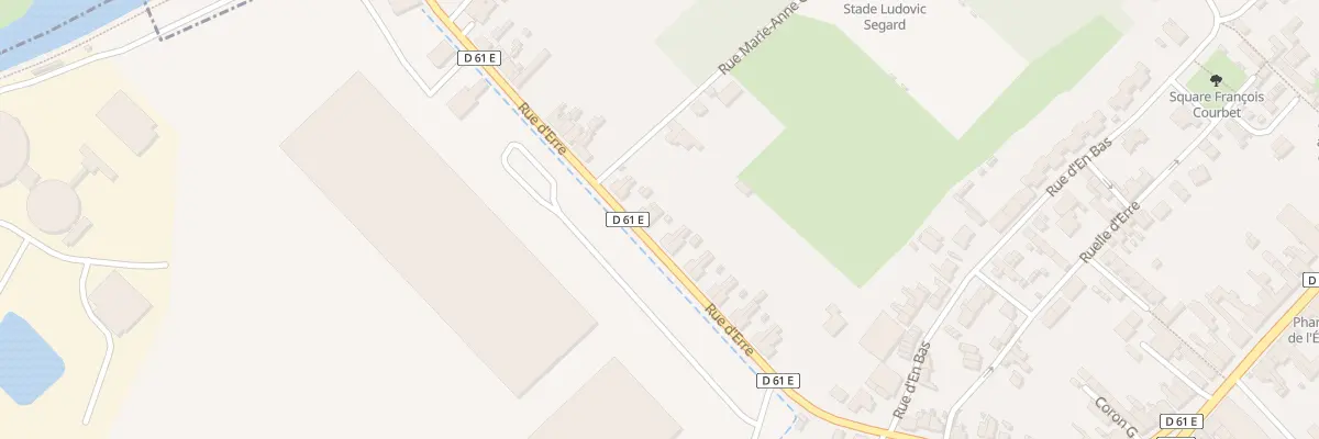 Plan du 76 Rue d’Erre à Escaudœuvres
