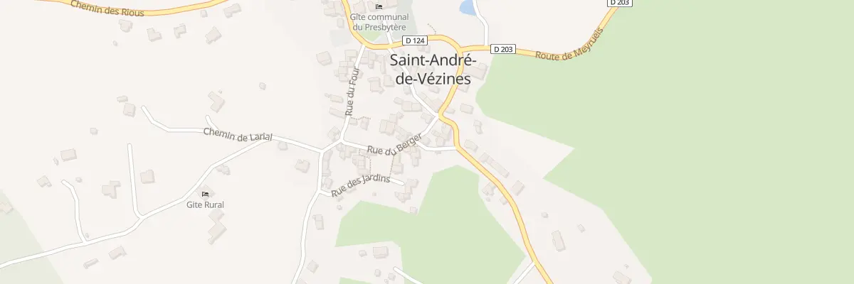 Plan du 5052 Saint Andre à Saint-André-de-Vézines