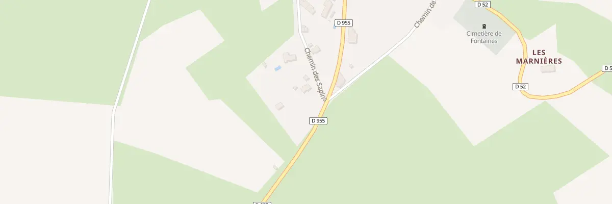 Plan du 14 Rte de Saint Sauveur à Fontaines