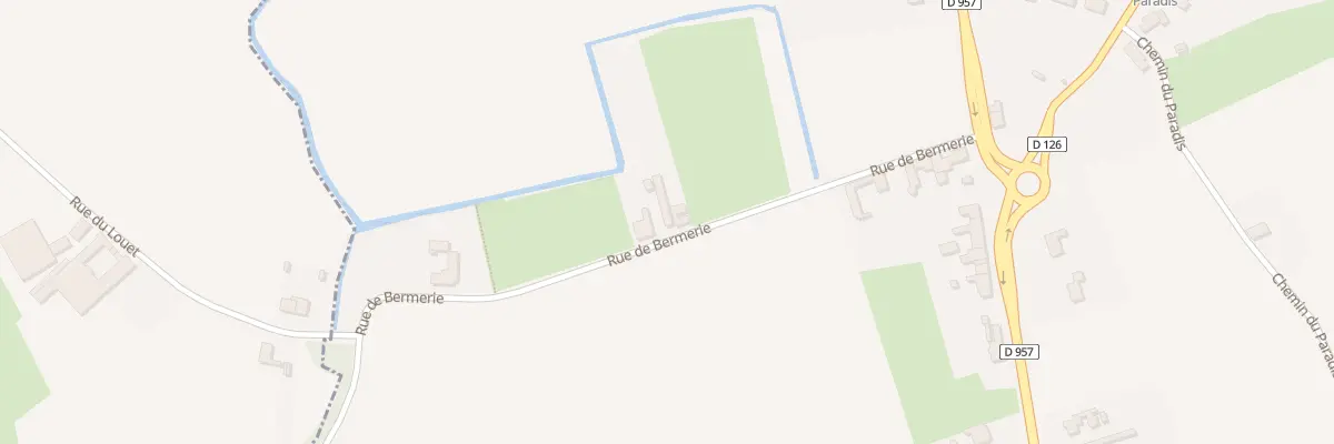 Plan du 214 Rue de Bermerie à Beuvry-la-Forêt