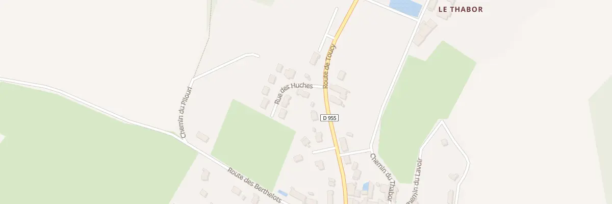 Plan du 1 Rue des Huches à Fontaines