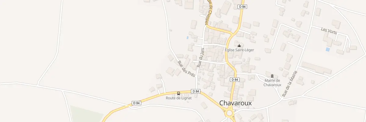 Plan du 4 Rue des Prés à Chavaroux