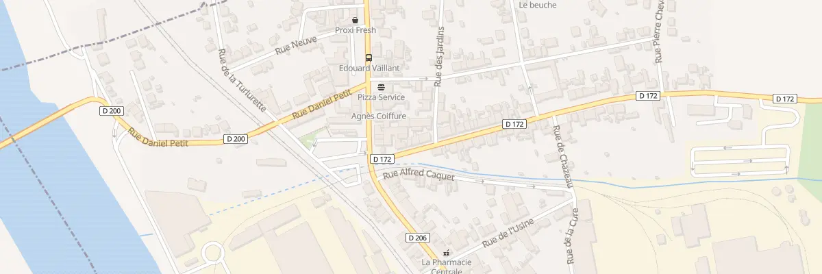 Plan du 3 Rue de Chazeau à Imphy