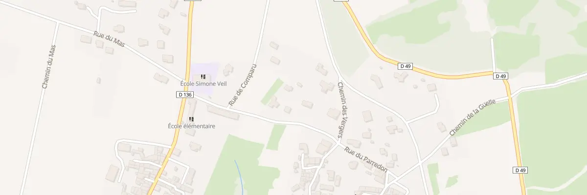 Plan du 9 Rue du Parredon Yronde à Yronde-et-Buron