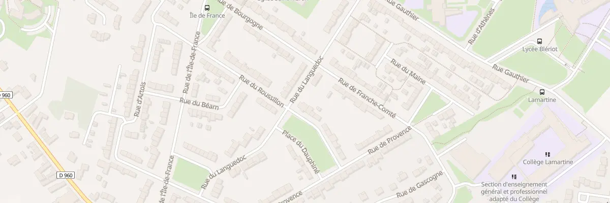 Plan du 1 Pl du Dauphiné à Cambrai