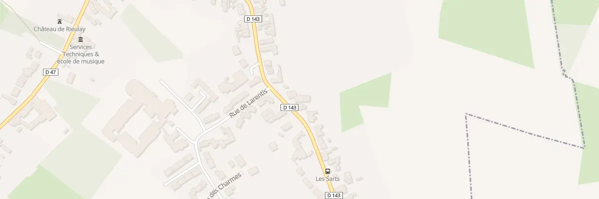 Plan du 23 Rue des Sarts à Rieulay