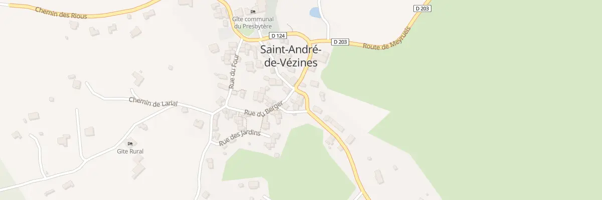 Plan du 5005 Saint Andre à Saint-André-de-Vézines