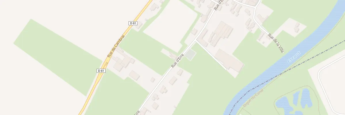 Plan du 16 Rue D ’Erre à Ramillies
