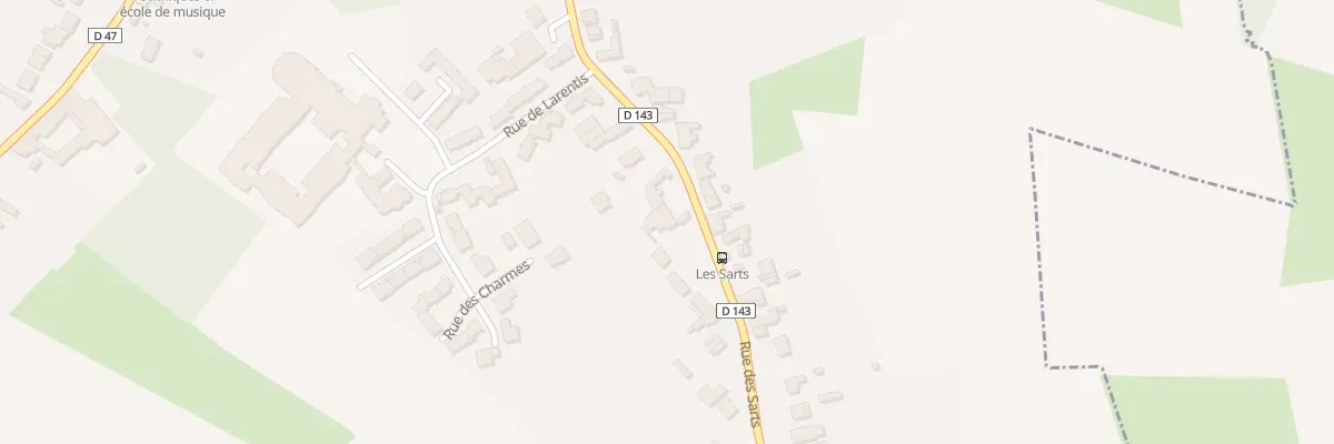 Plan du 28 Rue des Sarts à Rieulay