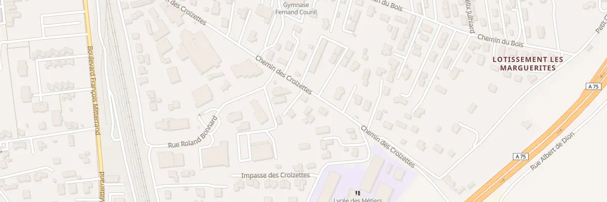 Plan du 10 Che des Croizettes à Issoire
