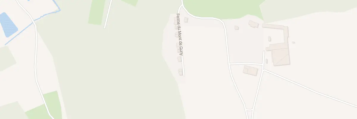 Plan du 14 Ferme du Mont de Guny à Guny