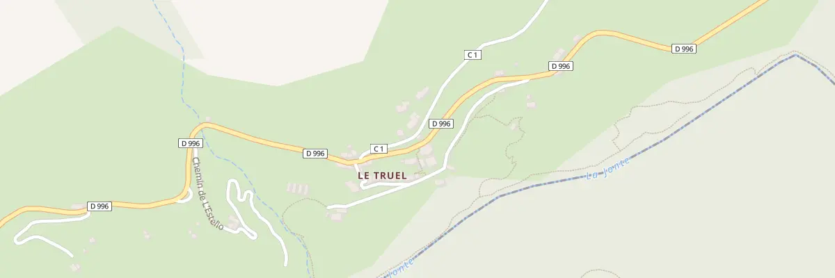 Plan du 5050 Le Truel à Saint-Pierre-des-Tripiers
