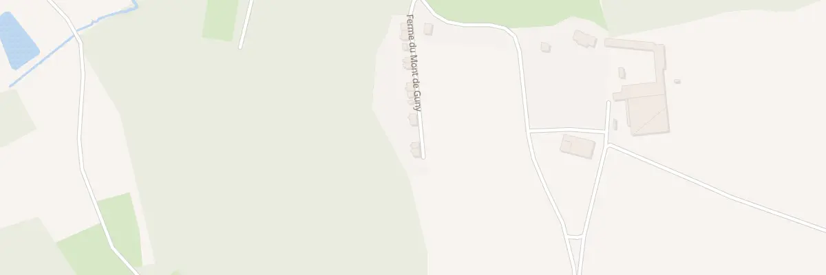 Plan du 16 Ferme du Mont de Guny à Guny