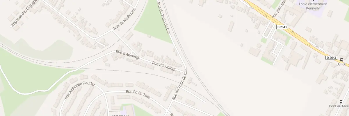 Plan du 177B Rue d’Awoingt à Cambrai
