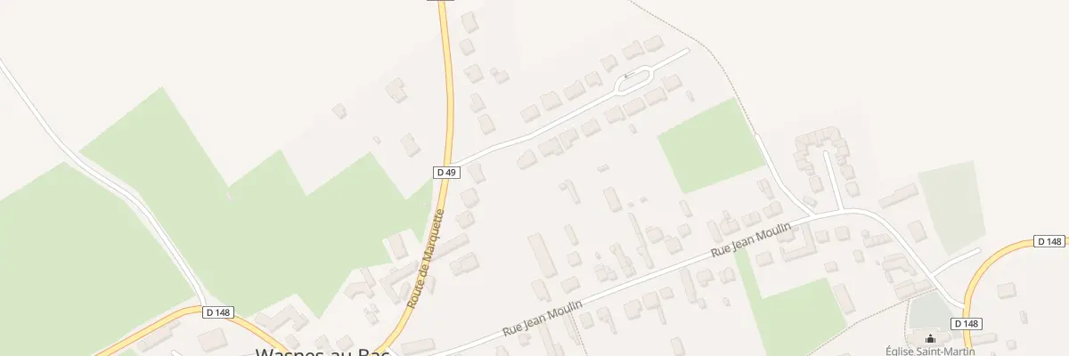 Plan du 2 Rue des Alouettes à Wasnes-au-Bac