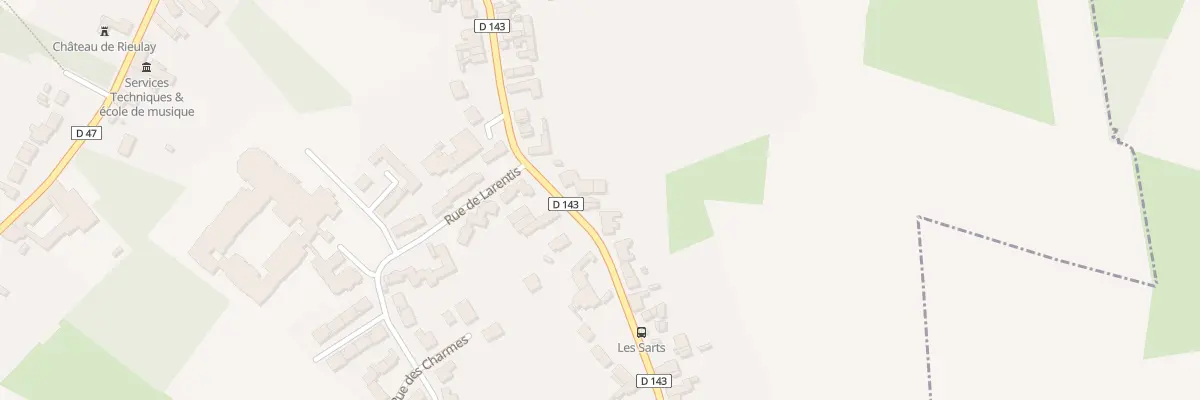 Plan du 25 Rue des Sarts à Rieulay