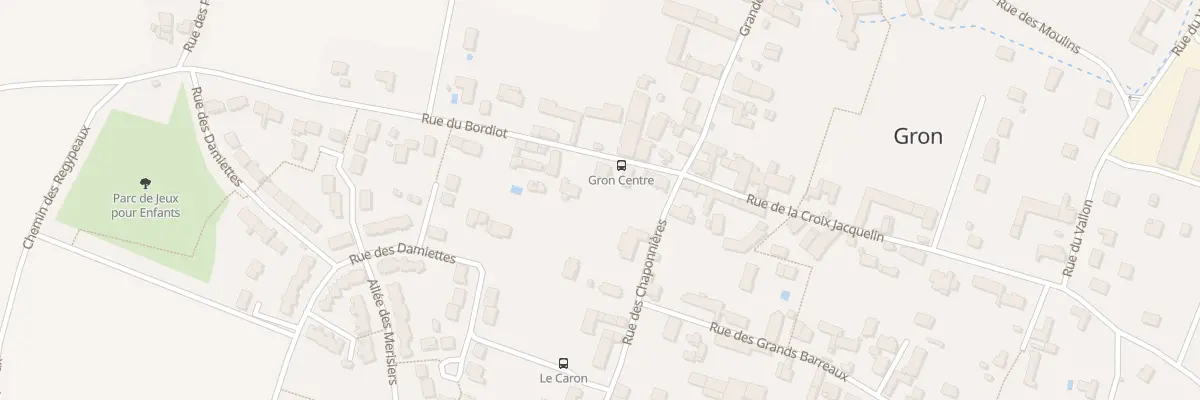 Plan du 1B Rue du Bordiot à Gron