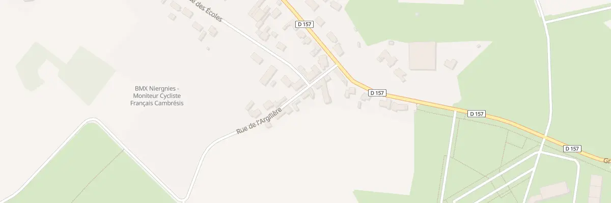 Plan du 5 Rue de l’Argiliere à Niergnies