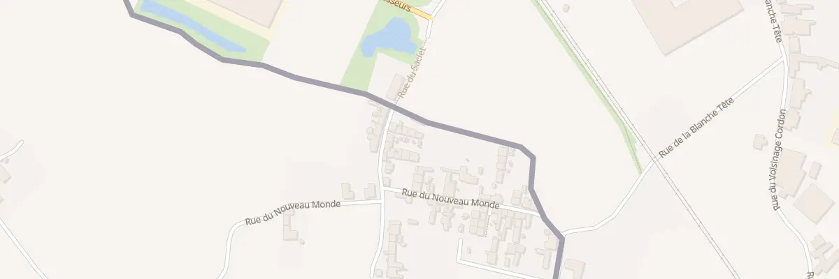 Plan du 33 Rue du Nouveau Monde à Wattrelos
