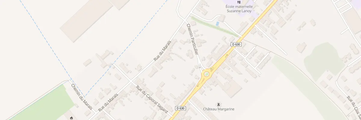 Plan du 196 Rue du Marais à Escaudœuvres