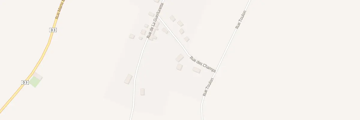 Plan du 2 Rue des Champs à Sainpuits