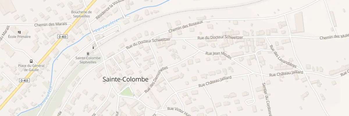 Plan du 7 Rue des Demoiselles à Sainte-Colombe