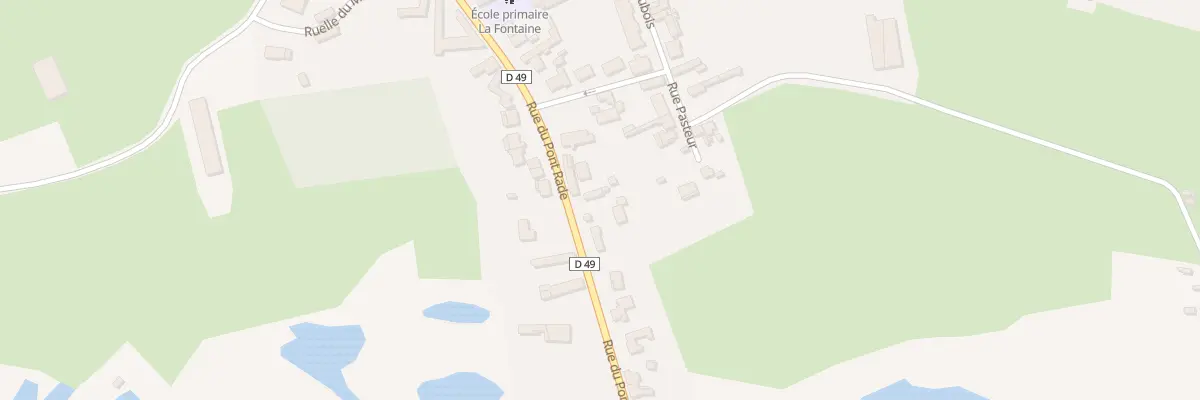 Plan du 11 Rue du Pont-rade à Wasnes-au-Bac