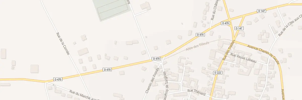 Plan du 2 Rue du Cimetière à Sergines