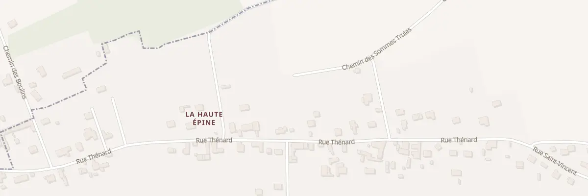 Plan du 42 Rue Thénard à Villeneuve-sur-Yonne