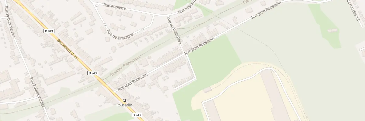 Plan du 44 Rue Jean Rousselin à Aniche