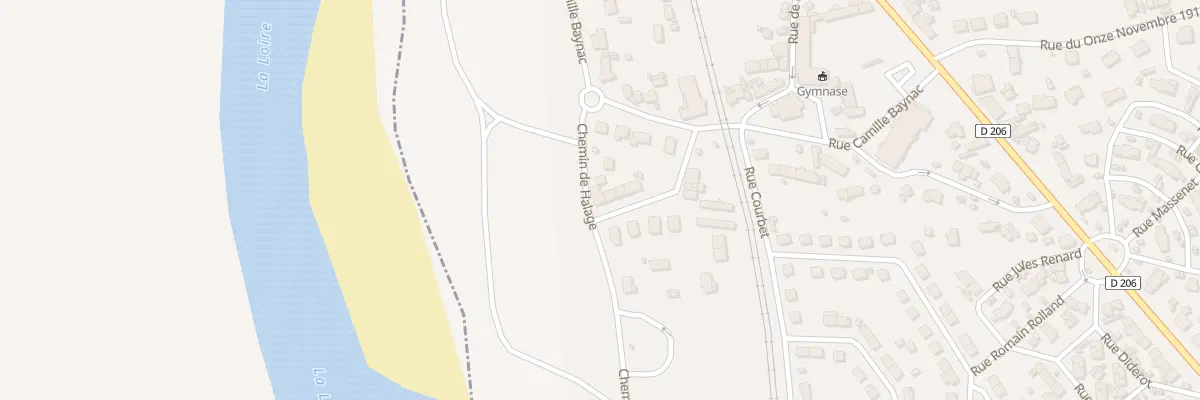 Plan du 12 Rue de la Plage à Imphy