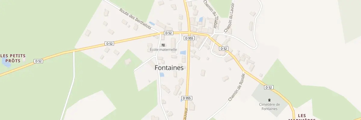 Plan du 4 Rte de Saint Sauveur à Fontaines