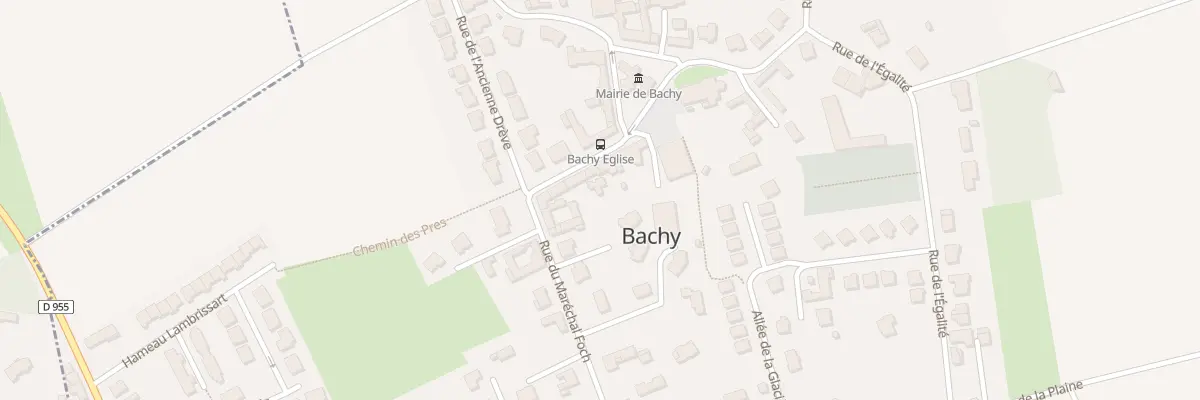 Plan du 52 Rue des Archers à Bachy