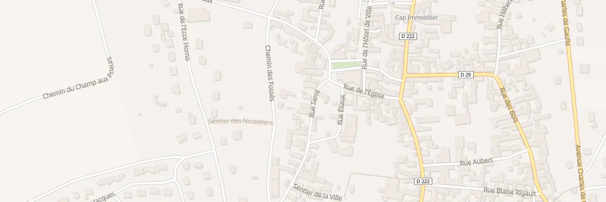 Plan du 23 Rue Serré à Sergines