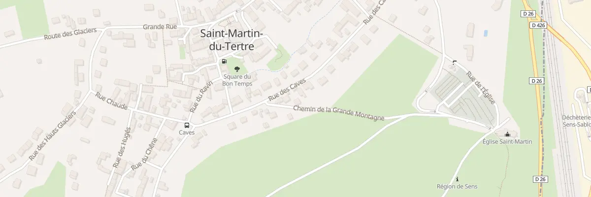 Plan du 33 Rue des Caves à Saint-Martin-du-Tertre