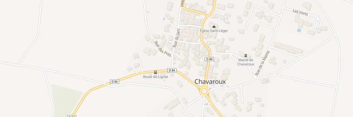 Plan du 21 Rue du Jars à Chavaroux