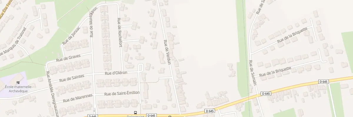 Plan du 30 Rue de Verdun à Aniche