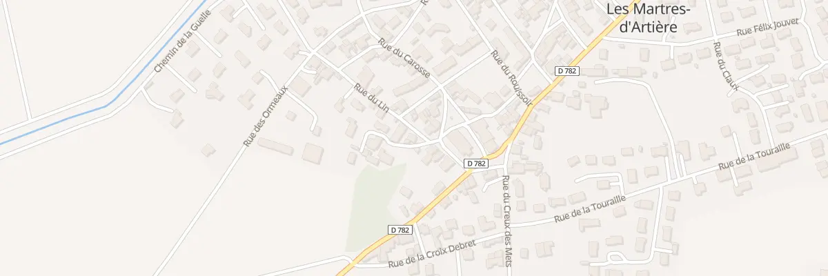 Plan du 5051 Rue du Lin aux Martres-d’Artière
