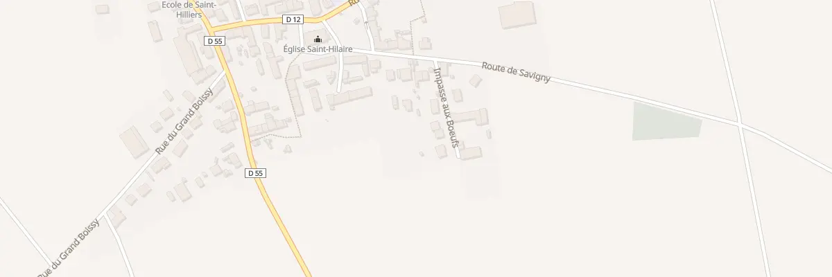 Plan du 4 Imp aux Boeufs à Saint-Hilliers