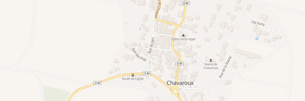 Plan du 15 Rue du Four à Chavaroux
