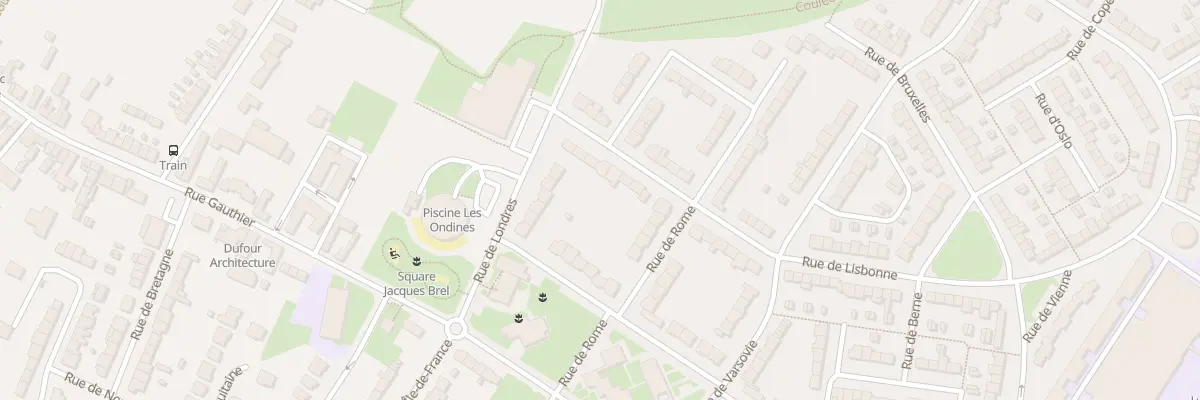 Plan du 10 Rue de Lisbonne à Cambrai