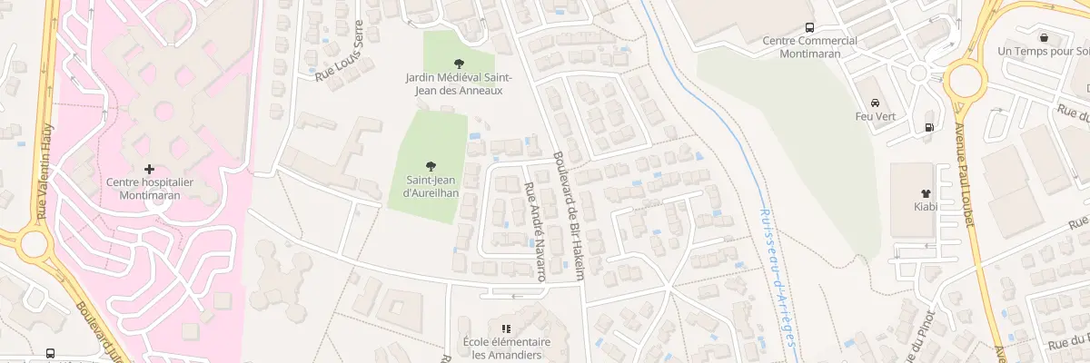 Plan du 12 Rue André Navarro à Béziers