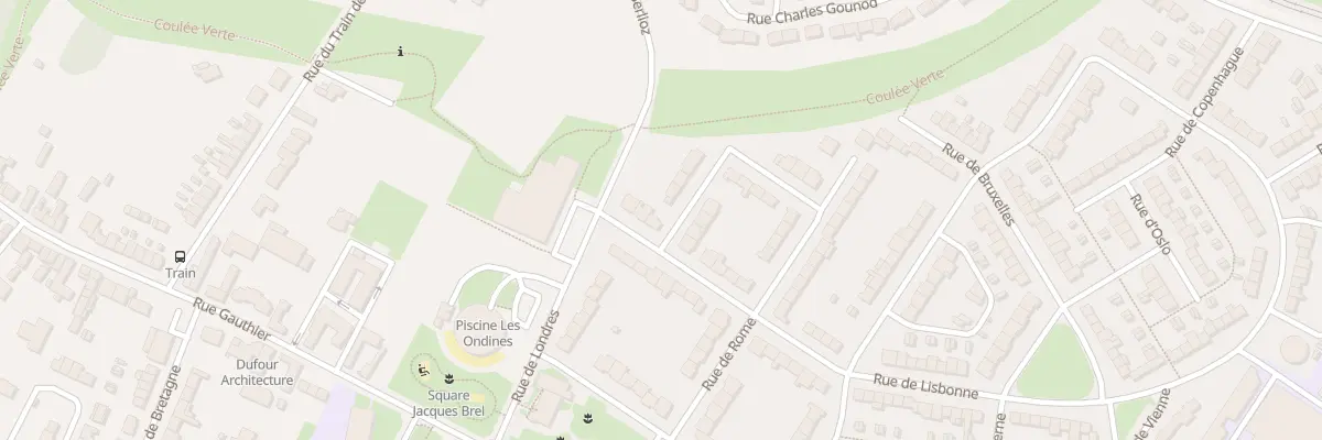 Plan du 5 Rue de Lisbonne à Cambrai