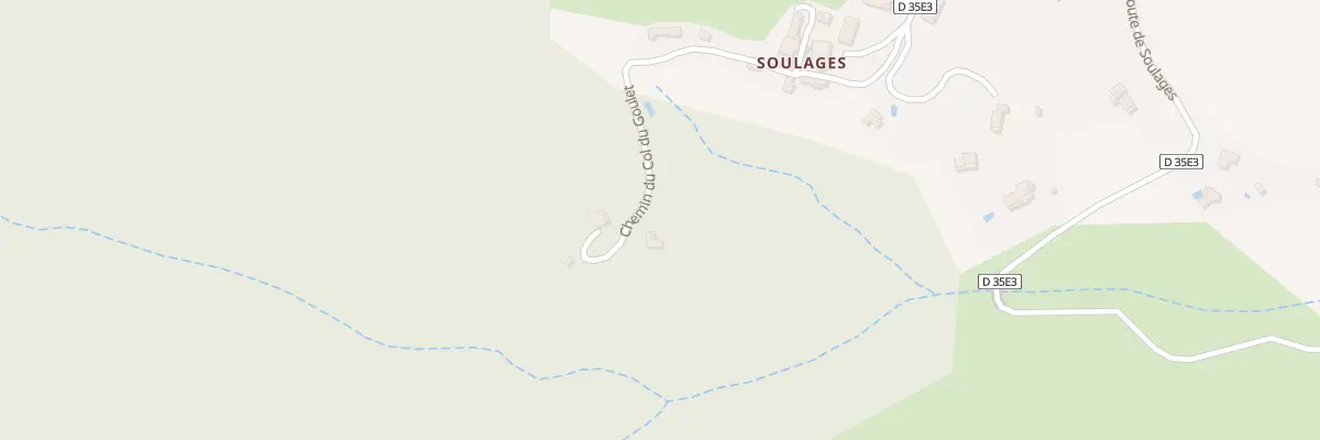 Plan du 5740F Soulages aux Plans