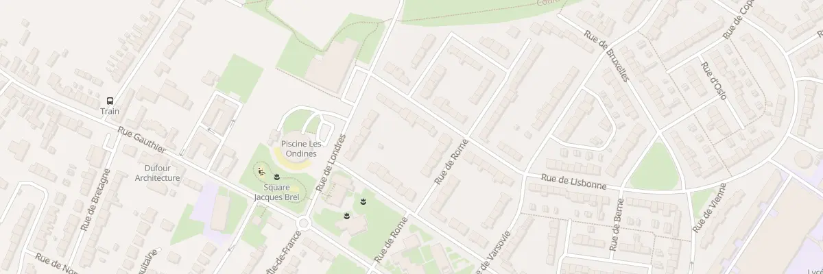 Plan du 12 Rue de Lisbonne à Cambrai